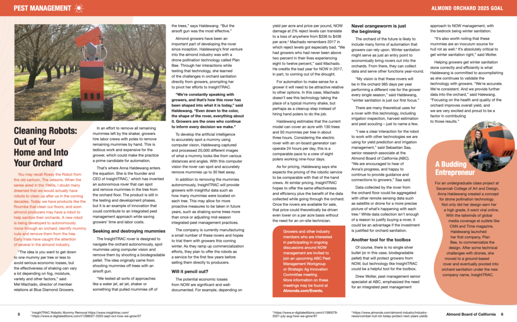 Screen shot of InsightTRAC's How We Grow Article